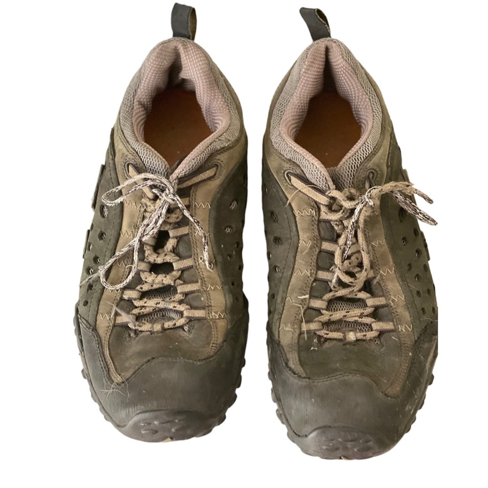 Merrell Intercept Hiking Walking Sneakers Shoes Black Brown 11.5 Camping Outdoor